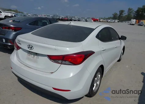 2015 Hyundai Elantra Se из США, поврежденный, VIN 5NPDH4AE4FH629932